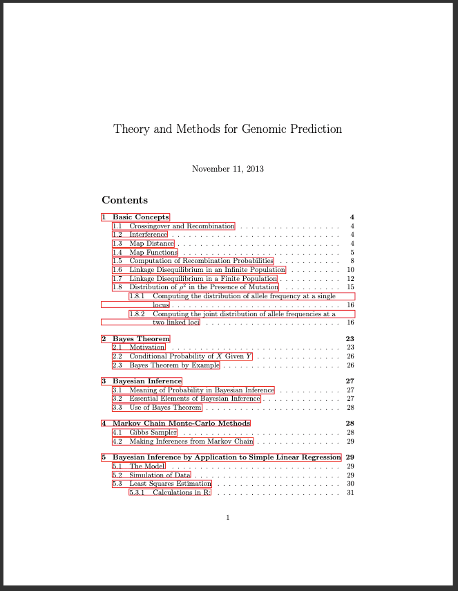 Theory and Methods for Genomic Prediction