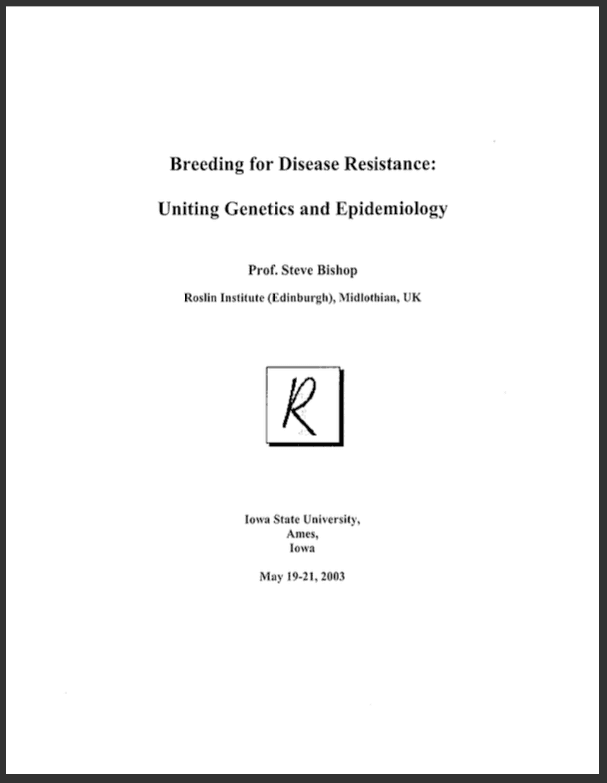 Disease Resistance in Animal Breeding
